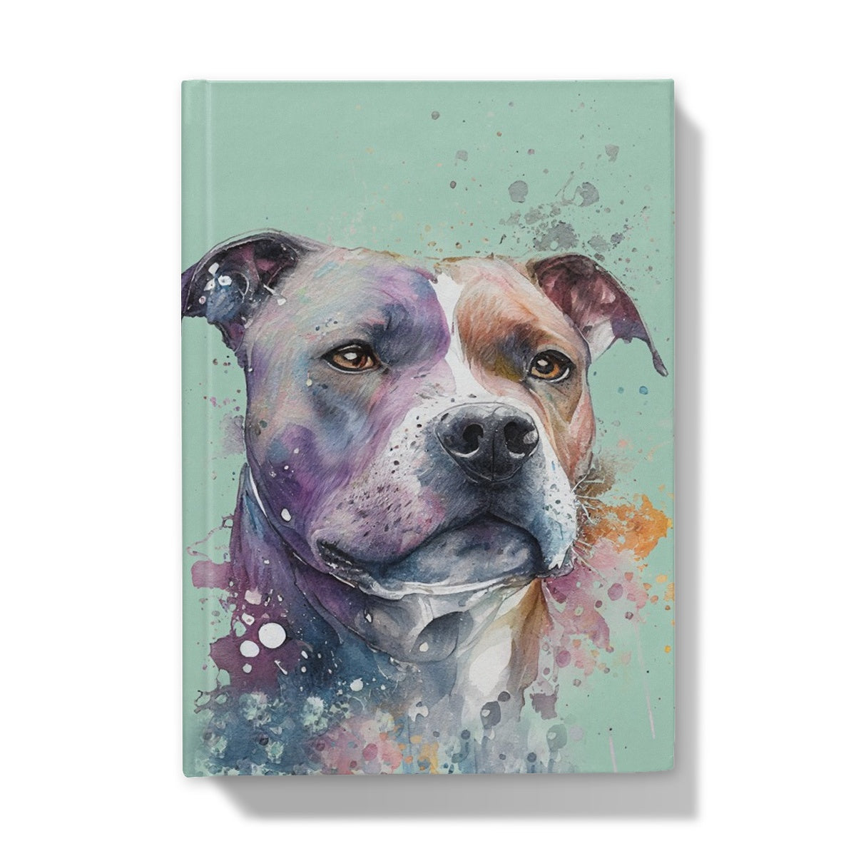 Staffordshire Bull Terrier Hardback Journal