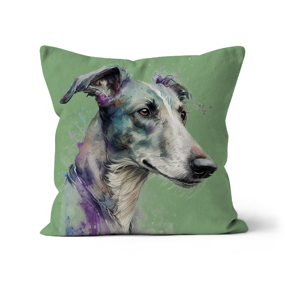 Rough Coat Lurcher Cushion