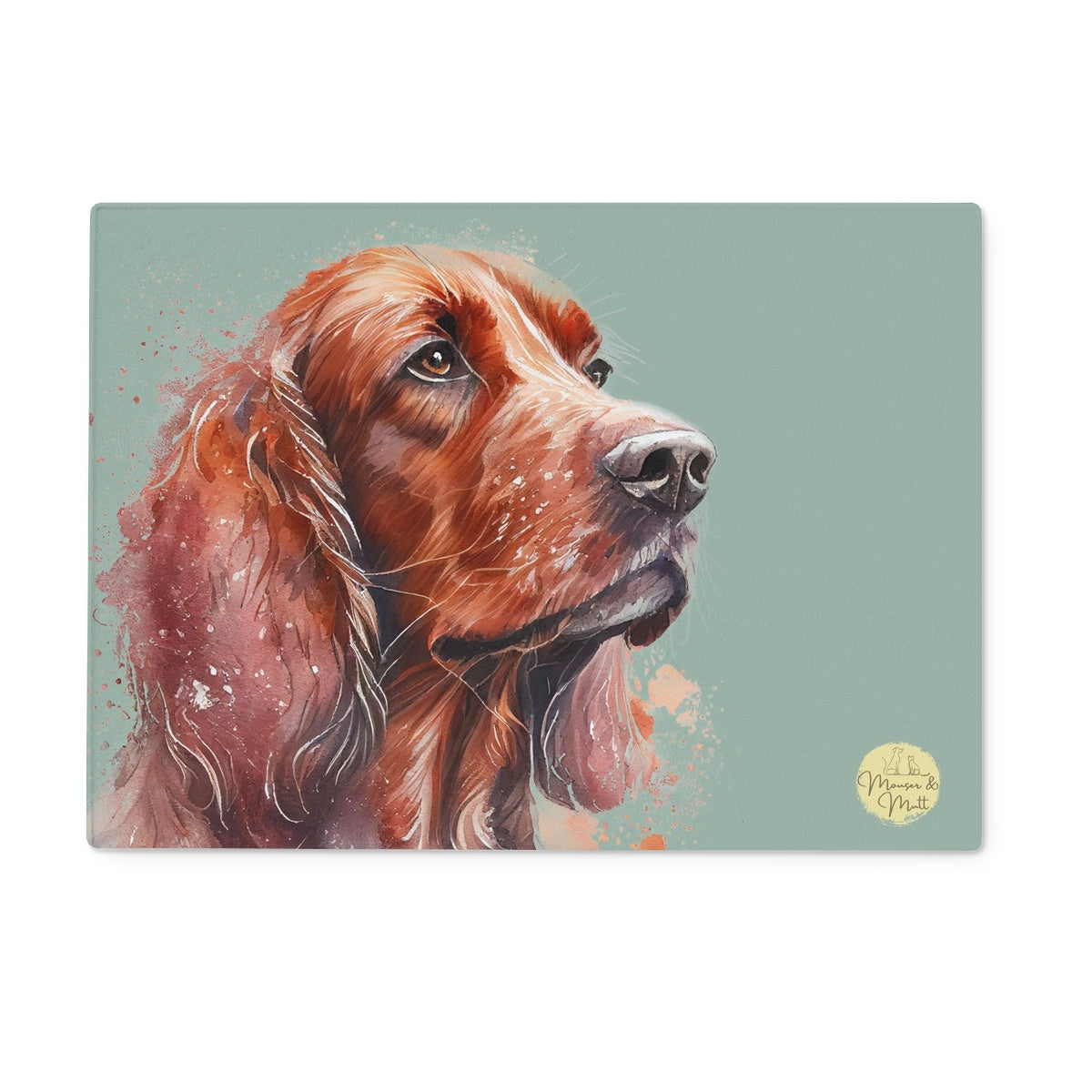 Red Setter Glass Chopping Board